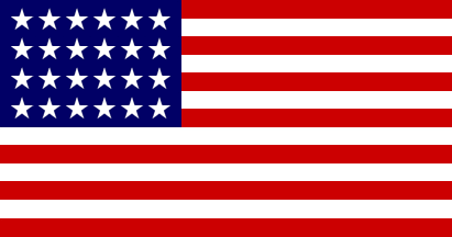 [24
                                    Star Flag (1822-1836) (U.S.)
