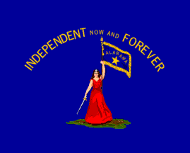 [Alabama Secession
                              Banner of 1861]