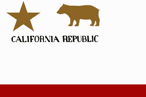 [California
                          'Bear Revolt' flag, 1846]