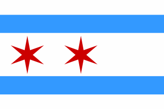 [former flag of
                      Chicago, Illinois, 1917-1933]