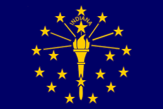 [Flag of State
                                of Indiana (U.S.)]