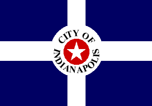 [Local Variant of Flag of
                      Indianapolis, Indiana]