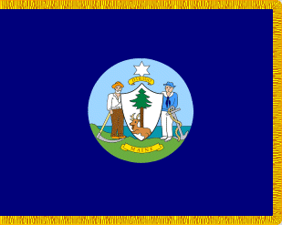 [Official Maine State Flag
                                  on Land (U.S.)]