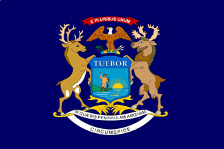 [Flag of State
                                of Michigan (U.S.)]