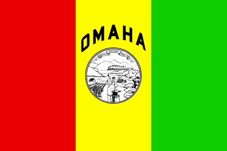 [flag of Omaha,
                        Nebraska 1927-1958 (U.S.)]