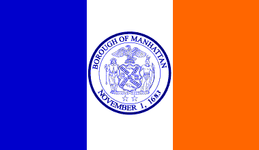 [Manhattan
                          Borough unofficial flag (New York City,
                          U.S.)]
