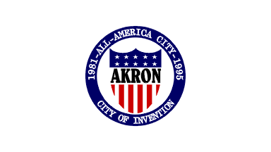 [Flag of
                      Akron, Ohio, 1996-2009]