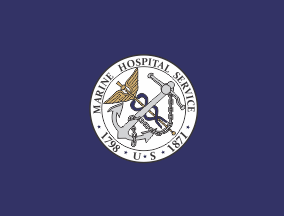 [U.S. Marine Hospital
                      Service flag 1871-1902]