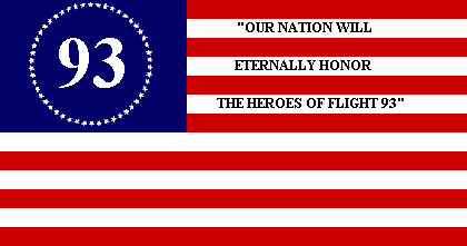 Flight 93 Hero Flag