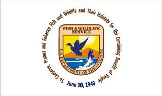 [U.S. Fish and
                          Wildlife Service flag c.1991 - c.2019
                          (Department of Interior)]
