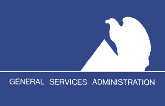 [old flag of U.S. General
                      Services Administration 1973-1989 (GSA)]