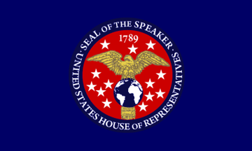 [flag of the Speaker of U.S. House of
                      Representatives]