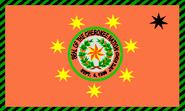[Cherokee Nation Flag
                      (Oklahoma, U.S.)]