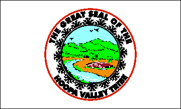 [Hoopa Valley
                          Tribe first flag 1994 ( (California, U.S.)]
