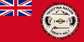 [Tsuut'ina
                          First Nation flag (Alberta, Canada)]