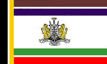 [Flag of Zulu
                          King Goodwill Zwelithini (South Africa)]